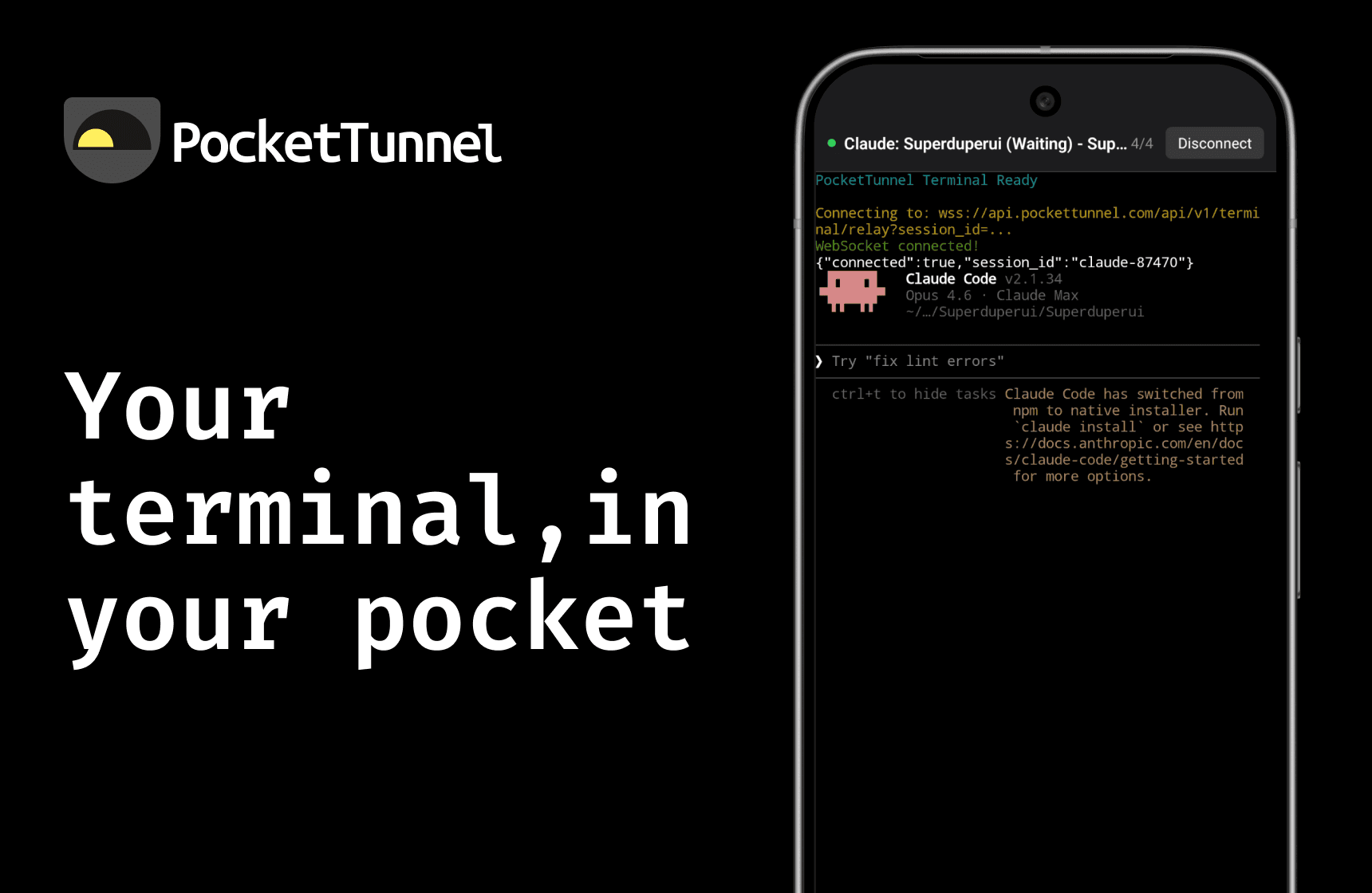 Week 11: Building PocketTunnel - a mobile terminal for AI-assisted development